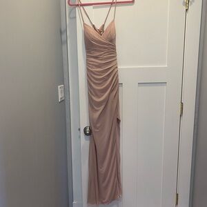 Azazie Kamali
Dress Color: Vintage Rose      
Size A4